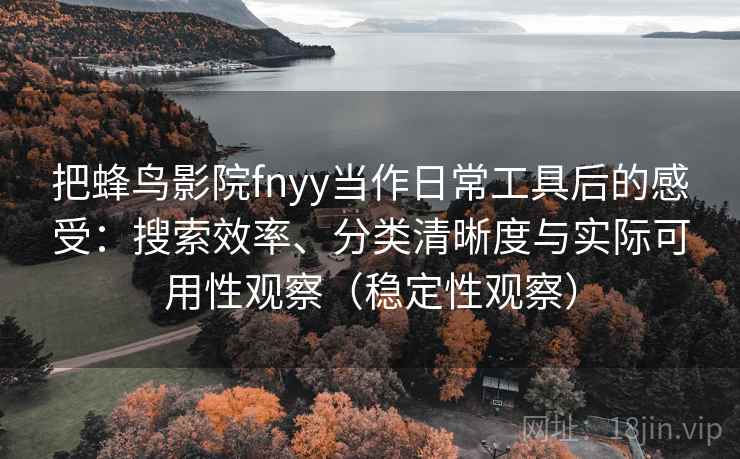 把蜂鸟影院fnyy当作日常工具后的感受：搜索效率、分类清晰度与实际可用性观察（稳定性观察）