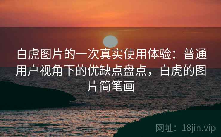 白虎图片的一次真实使用体验：普通用户视角下的优缺点盘点，白虎的图片简笔画