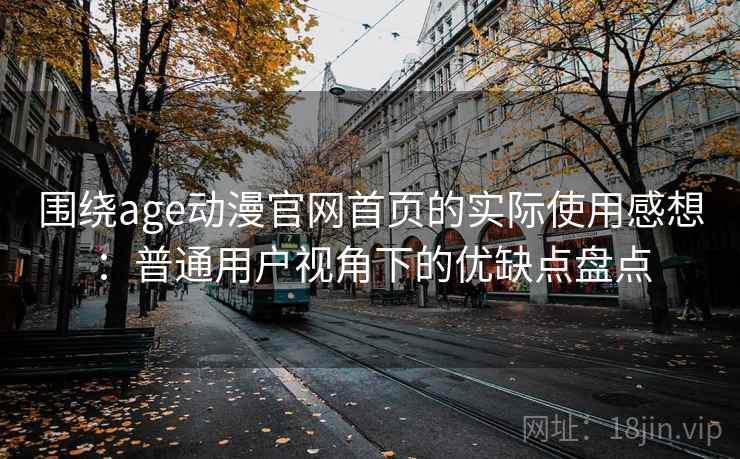 围绕age动漫官网首页的实际使用感想：普通用户视角下的优缺点盘点