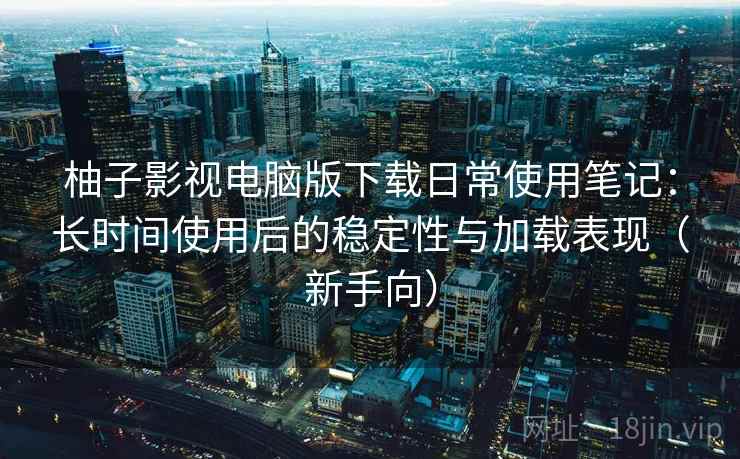 柚子影视电脑版下载日常使用笔记：长时间使用后的稳定性与加载表现（新手向）