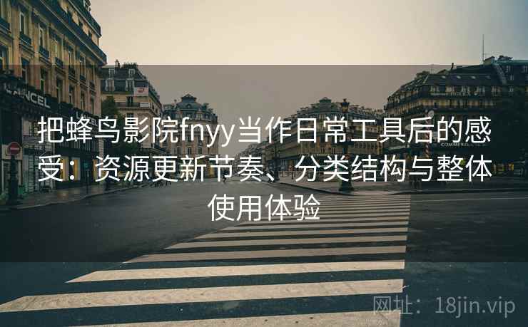 把蜂鸟影院fnyy当作日常工具后的感受：资源更新节奏、分类结构与整体使用体验
