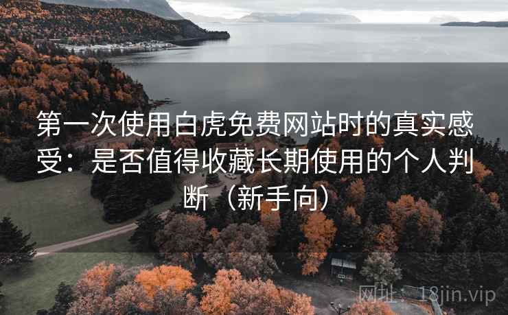 第一次使用白虎免费网站时的真实感受：是否值得收藏长期使用的个人判断（新手向）